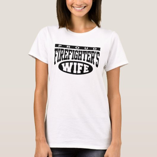 T-shirt Femme de pompier (Devant)