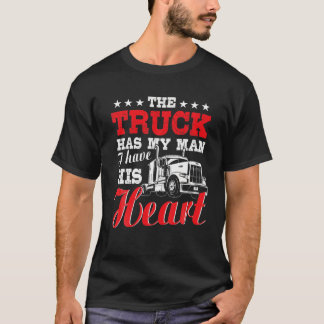 T-shirt Femme de routier Conductrice de camion Cadeau drôl