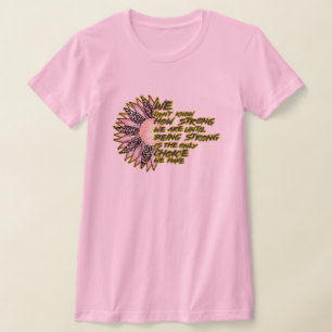 T-shirt femme de sensibilisation au cancer du sein