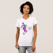 T-Shirt Femme de Ski (Devant entier)