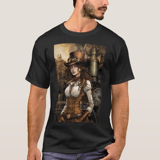 T-shirt Femme de Steampunk (Devant)