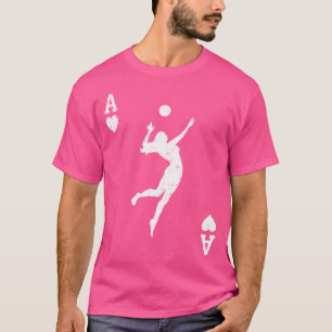 T-shirt Femme de volley As du cœur Carte Lucky Spike pour