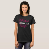 T-shirt Femme d'électricien gâtée (Devant entier)