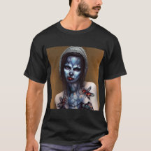 T-shirt femme Déplaisante éffrayante