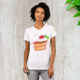 T-shirt femme dessert de gâteau