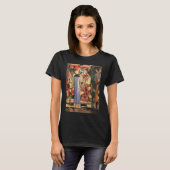 T-shirt Femme devant une vitrine de magasin par August Mac (Devant entier)