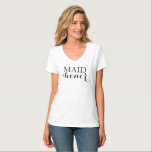 T-shirt Femme d'honneur Bachelorette Party Neon Yellow Tan<br><div class="desc">Idéal pour les fêtes de bachelorette,  ce débardeur Maid of Honor dispose d'un texte personnalisable et est un moyen amusant pour votre groupe de se démarquer pour la grande soirée.</div>