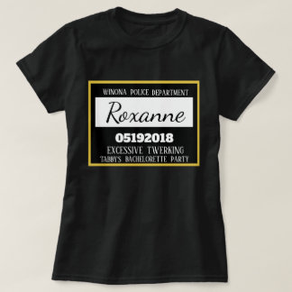 T-shirt Femme d'honneur de la fête de bachelorette de pris