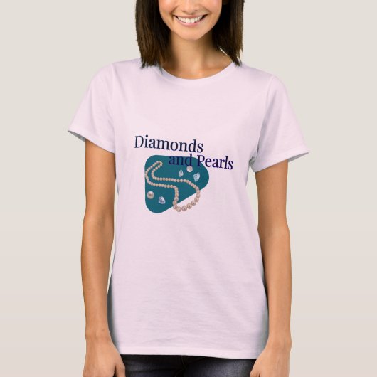 T-shirt femme Diamonds and Pearls (Devant)