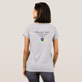 T-shirt femme Différenciez-vous ou Meurez (Dos entier)