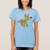 T-shirt femme Dingo Cartoon mignonne (Devant)
