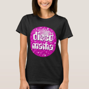 T-shirt femme "disco mama" rose Disco Tiles