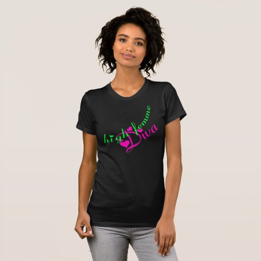T-shirt Femme Diva Crossvaisselier (Devant entier)