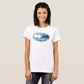 T-shirt femme Doebuck Blues (Devant entier)