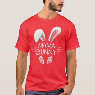 T-shirt Femme Drôle Costume de Pâques Jour Matching mignon