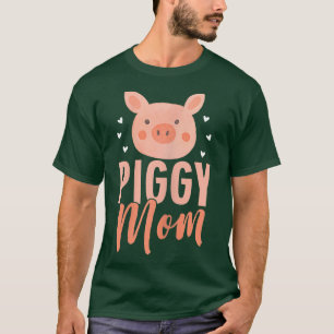 T-shirt Femme Drôle Pig Lover Graphisme Pour Femmes Filles