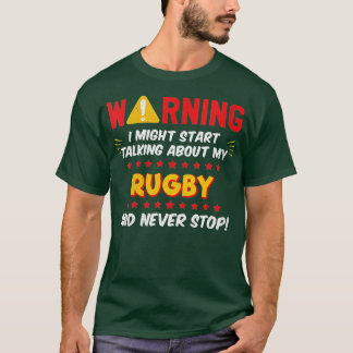 T-shirt Femme Drôle Ventilateur De Rugby Entraîneur Dire P