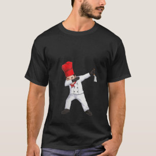 T-shirt Femme drôles dabbing Hibachi chef cuisinier costum