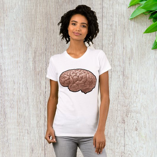 T-shirt femme du cerveau humain