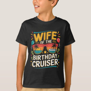 T-shirt Femme du croiseur d'anniversaire Croisière d'anniv