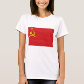 T-shirt femme du drapeau de l'URSS (Devant)