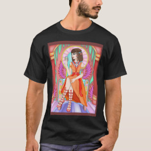 T-shirt Femme égyptienne assise sur sa chaise regardant da
