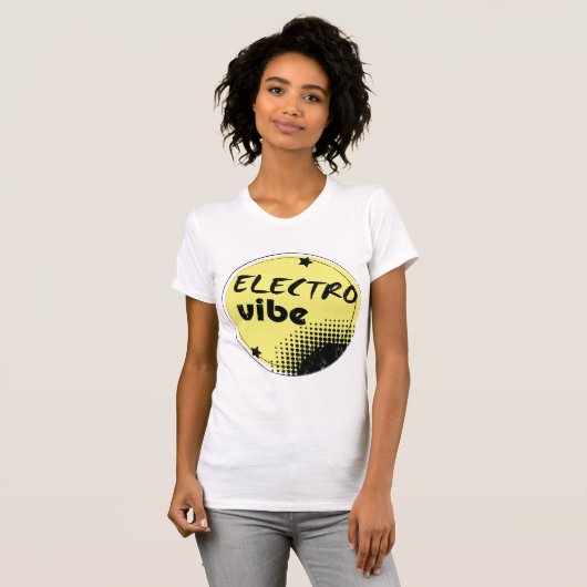T-shirt femme électro Vibe (Devant entier)