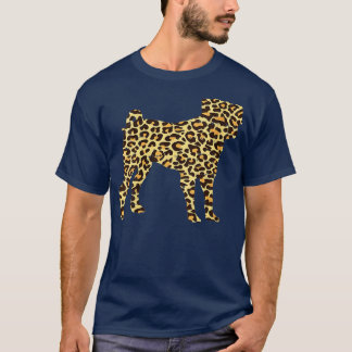 T-shirt Femme Empreinte de léopard Carlin mignon animal an
