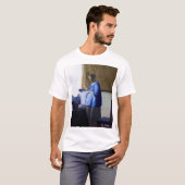 T-shirt Femme en bleu, Johannes Vermeer (Devant entier)