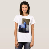 T-shirt Femme en bleu, Johannes Vermeer (Devant entier)