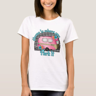 T-shirt Femme en Camping mignonne