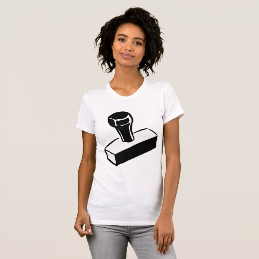 T-shirt femme en caoutchouc (Devant entier)