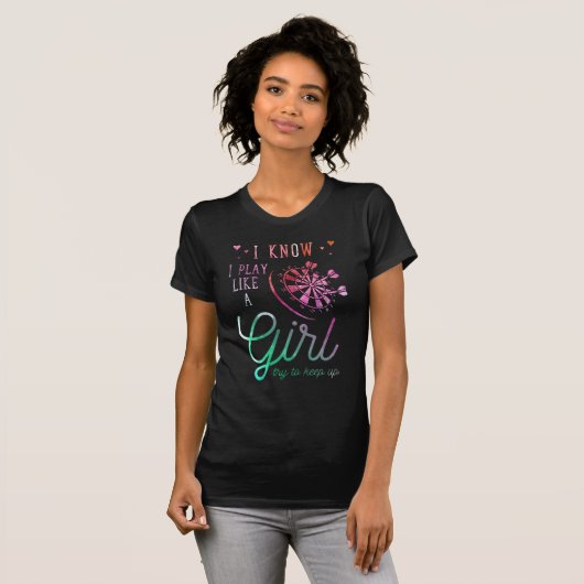 T-shirt Femme en Dartboard de Dartboard (Devant entier)
