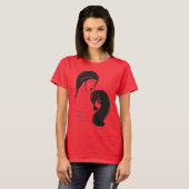 T-shirt femme en laine afghane (Devant entier)