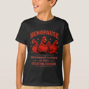T-shirt Femme en ménopause atteint un certain âge en colle