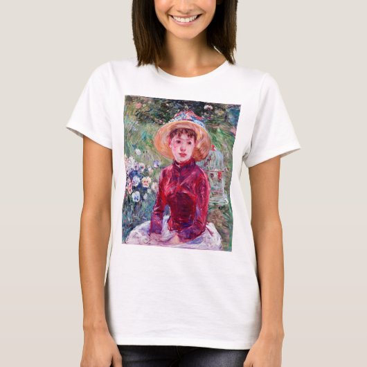 T-shirt Femme en rouge, Berthe Morisot (Devant)
