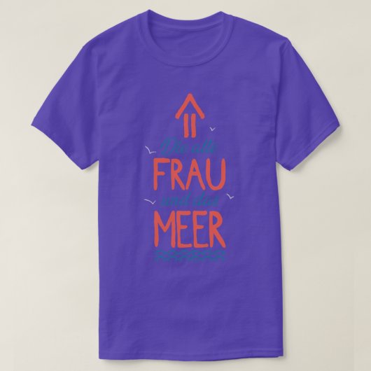 T-shirt Femme en vacances en bord de mer (Design devant)