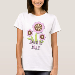 T-shirt Femme enceinte de dû en mai