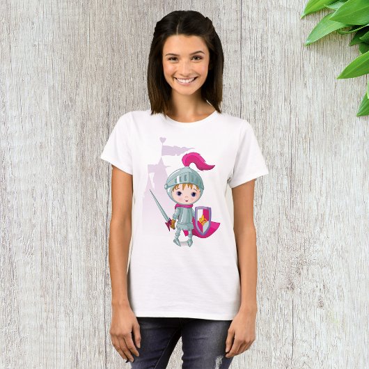 T-shirt femme enfant chevalier