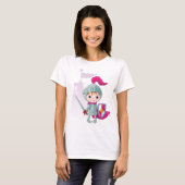 T-shirt femme enfant chevalier (Devant entier)