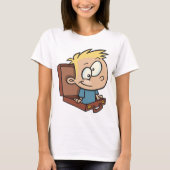T-shirt Femme Enfant En Suitecase (Devant)