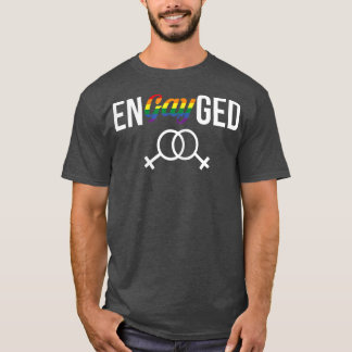T-shirt Femme EnGAYgé Femme Mariage lesbienne LGBT Mariée