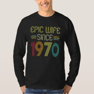 T-shirt Femme épopée depuis 1970 Son 52e anniversaire de M