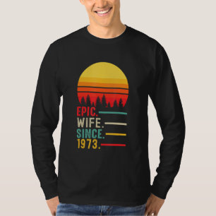 T-shirt Femme épopée depuis 1973, Joyeux anniversaire