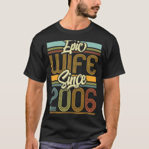 T-shirt Femme épopée depuis 2006 17 Année 17ème anniversai