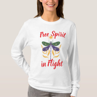 T-shirt Femme, Esprit libre en vol - Papillon