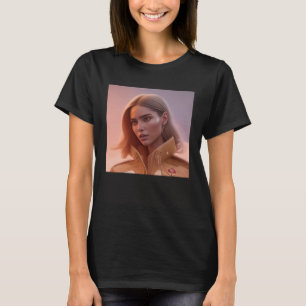 T-shirt Femme Essence Cool Rose Coucher de soleil Pilote V