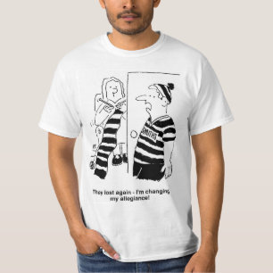 T-shirt Femme est Tricot une Écharpe pour le fan de footba