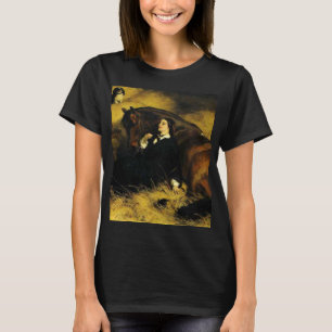 T-shirt Femme et Cheval