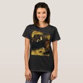 T-shirt Femme et Cheval (Devant entier)